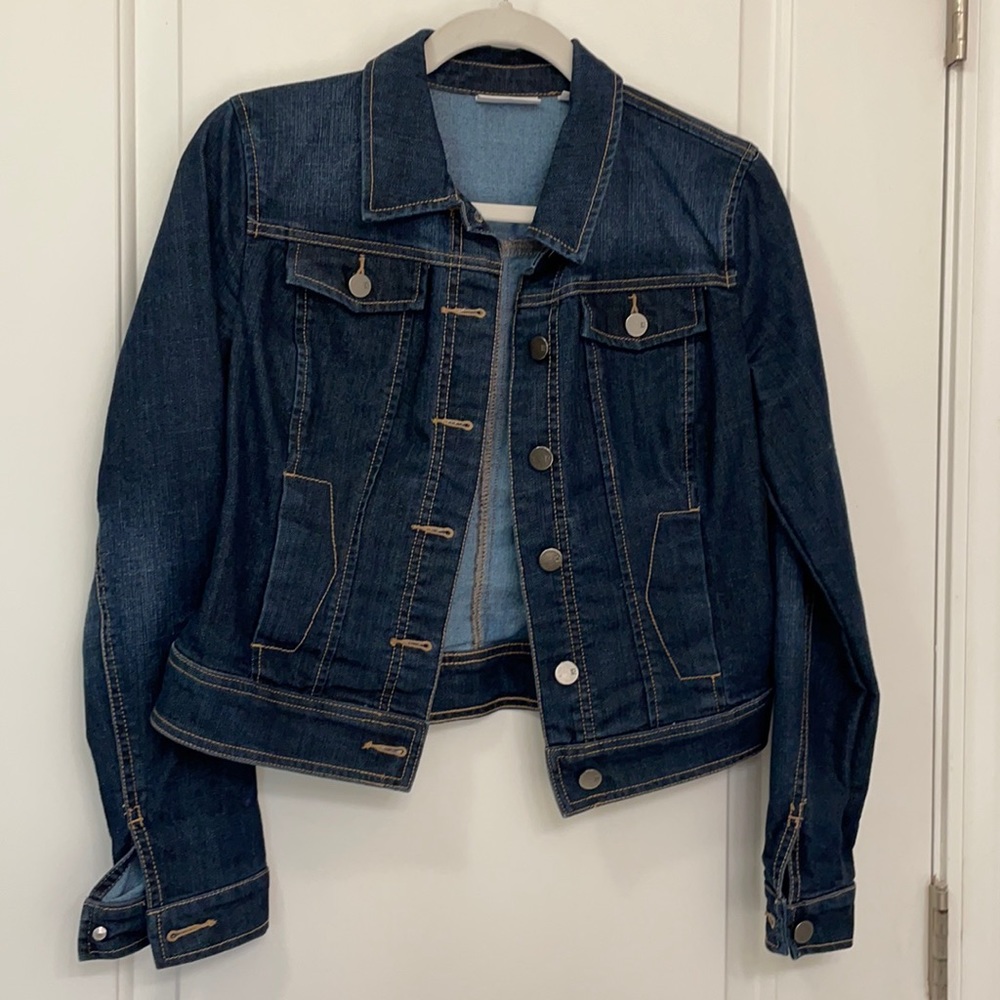 New York & Co Dark Denim Jacket Size XS
